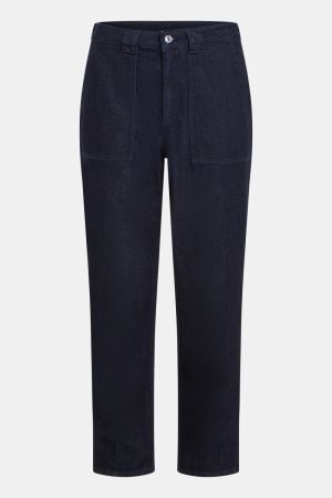 Dark blue jeans