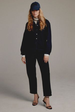 Dark blue jeans
