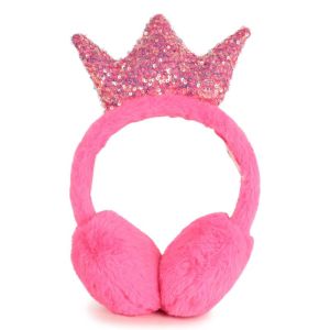 Cache-oreilles en polaire duve Rose