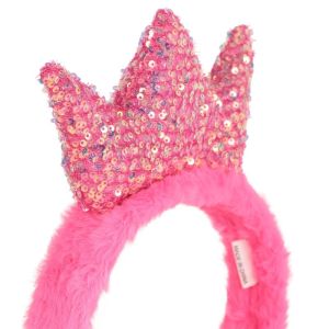 Cache-oreilles en polaire duve Rose