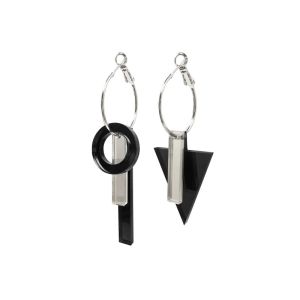 TIKA COMPO RING Noir/argent